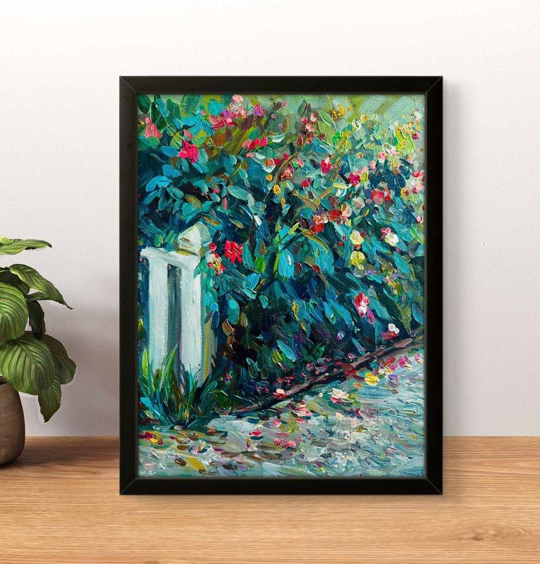 Garden 1 Acrylic On Canvas 12X16
